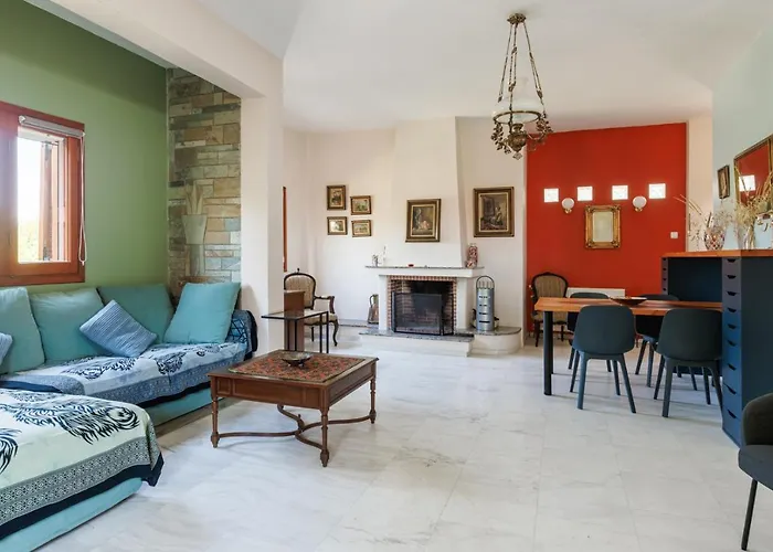 Large Home Near Potamos Beach